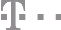 T-Mobile logo with a large letter T followed by three square dots.